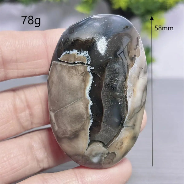 Fire Agate Palm Stone-ToShay.org