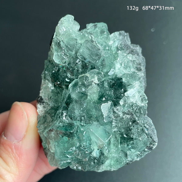 Green Fluorite Crystal Cluster-ToShay.org