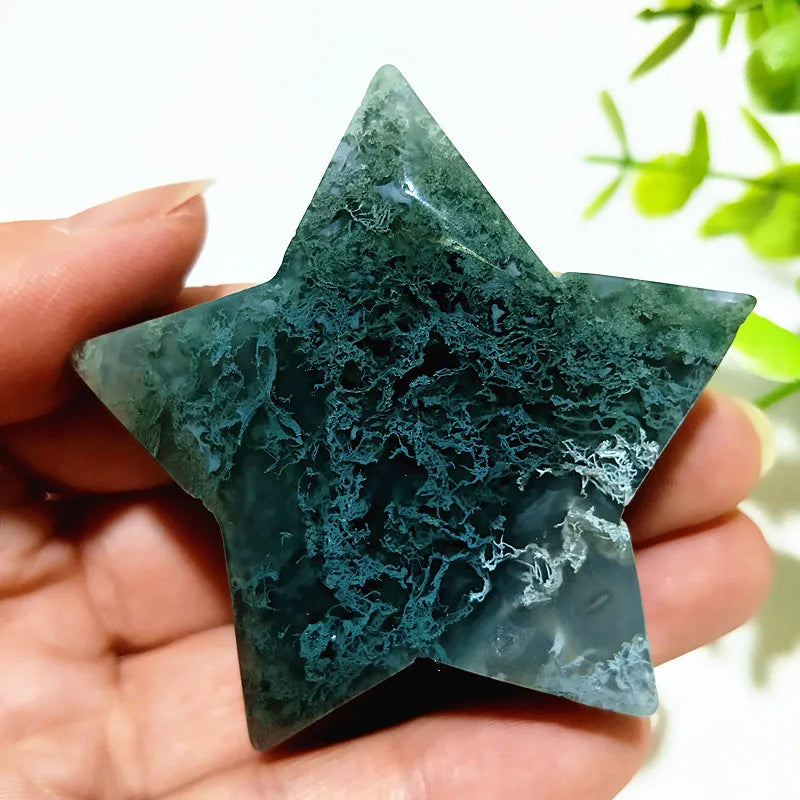 Green Moss Agate Star-ToShay.org
