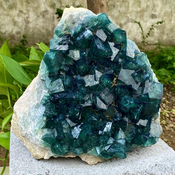 Green Fluorite Crystal-ToShay.org
