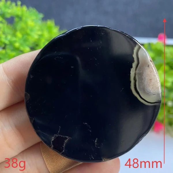 Black Agate Slice-ToShay.org