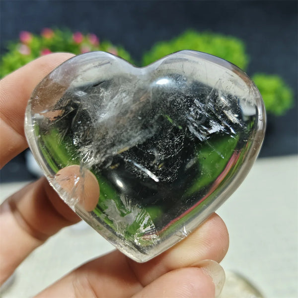 Clear Crystal Heart-ToShay.org