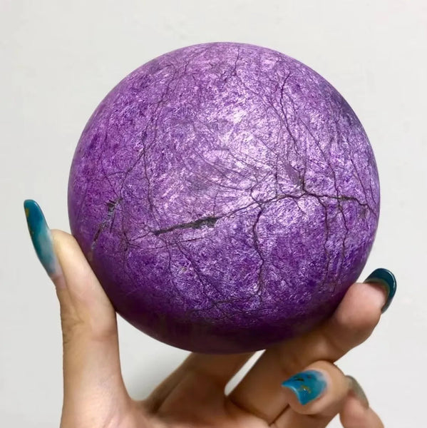 Purpurite Quartz Ball-ToShay.org
