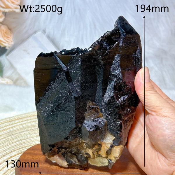 Black Quartz Cluster-ToShay.org