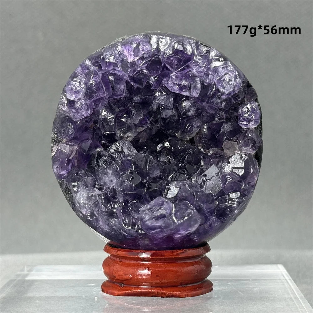 Purple Amethyst Cluster Ball-ToShay.org