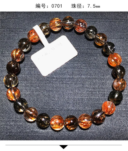 Gold Black Super Seven Crystal-ToShay.org