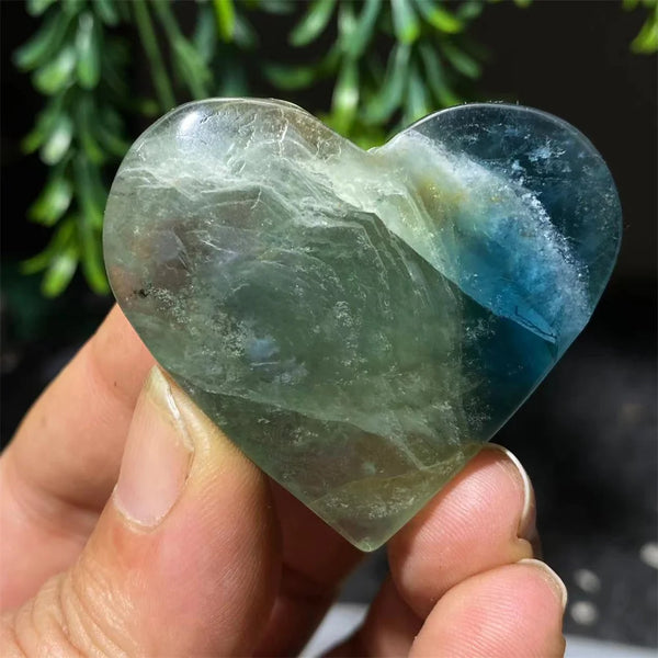 Blue Fluorite Heart-ToShay.org