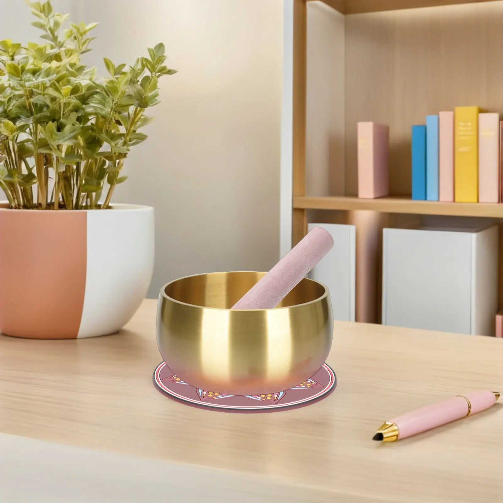 Pink Singing Bowl Striker-ToShay.org