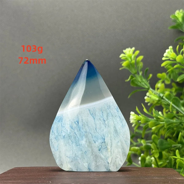 Blue Agate Torch-ToShay.org