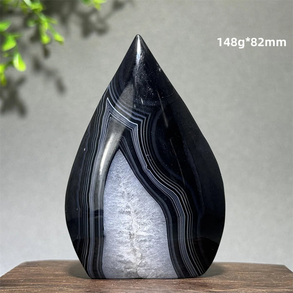 Black Agate Torch-ToShay.org