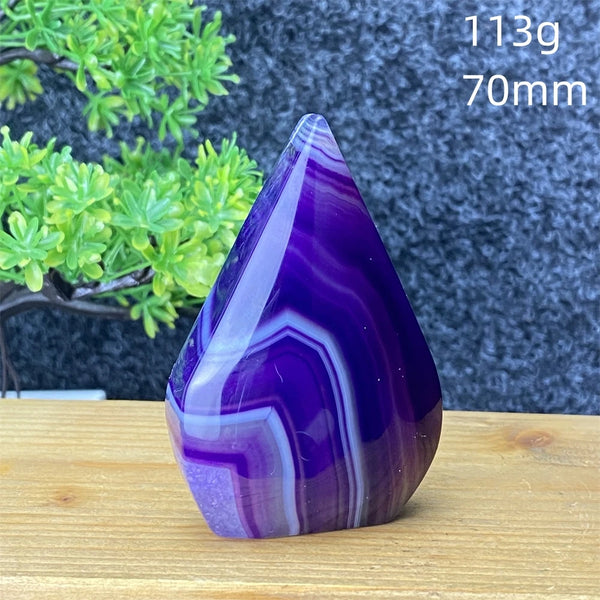 Purple Agate Torch-ToShay.org