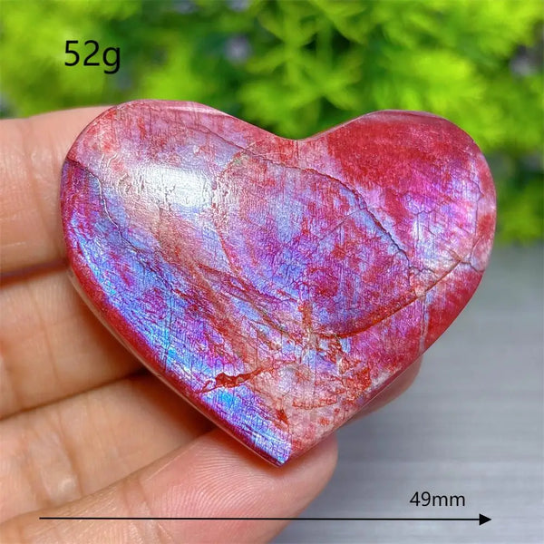 Red Moonstone Heart-ToShay.org
