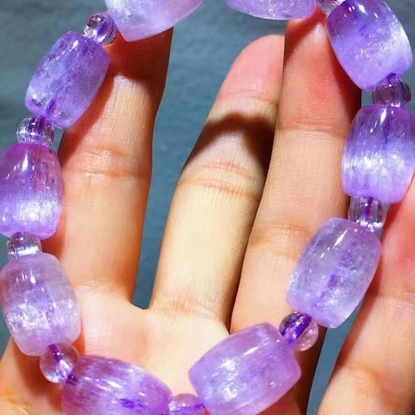Purple Kunzite Bracelet-ToShay.org