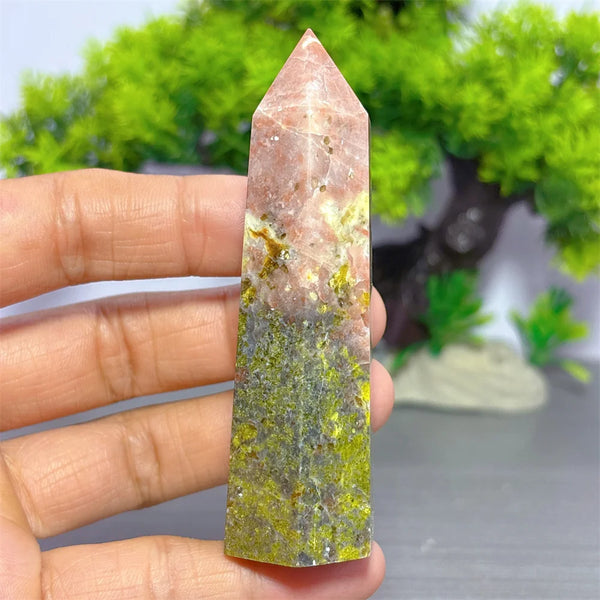 Yellow Pink Tourmaline Tower-ToShay.org
