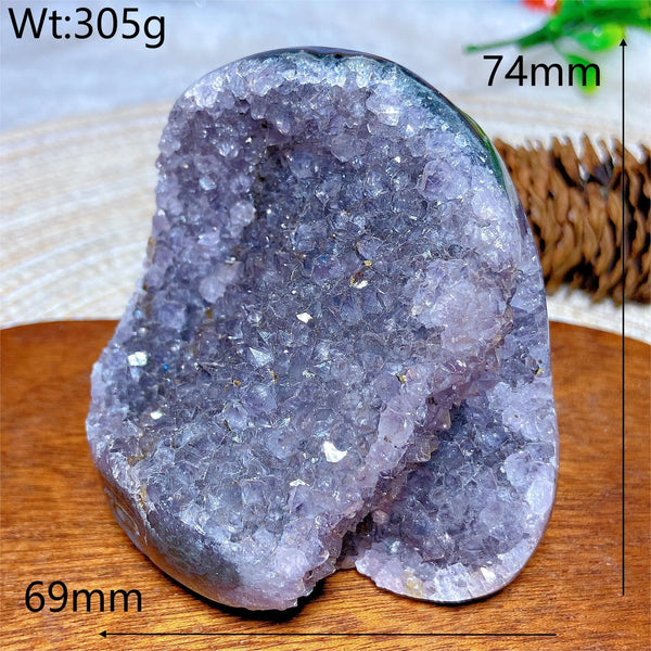Purple Amethyst Cluster Geode-ToShay.org