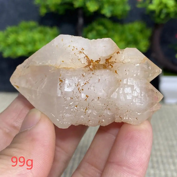 White Quartz Crystal Cluster-ToShay.org