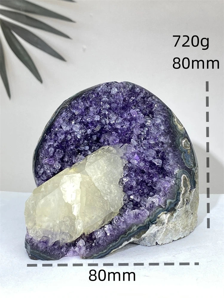 Purple Amethyst Crystal Geode-ToShay.org