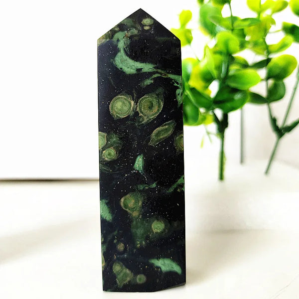 Green Peacock Eye Wand-ToShay.org