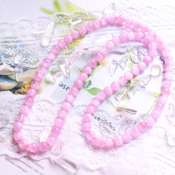 Pink Kunzite Wrap Bracelet-ToShay.org