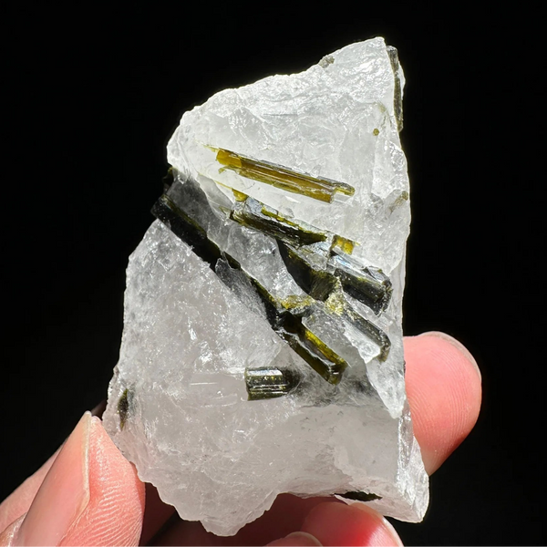 Green Tourmaline Crystal Quartz-ToShay.org