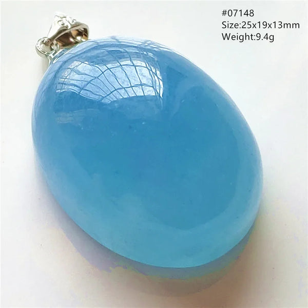 Blue Aquamarine Pendant-ToShay.org