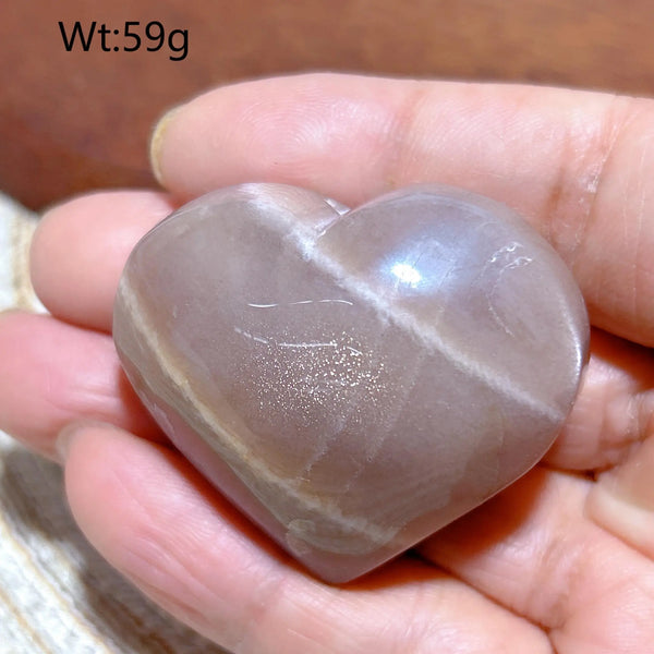 Orange Sunstone Heart-ToShay.org