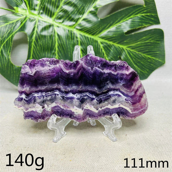 Purple Fluorite Rainbow Slice-ToShay.org