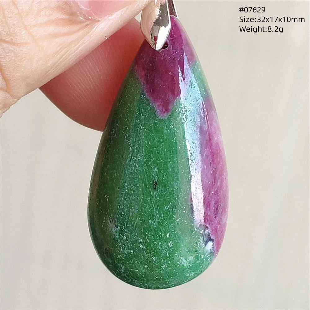 Red Ruby Zoisite Pendant-ToShay.org
