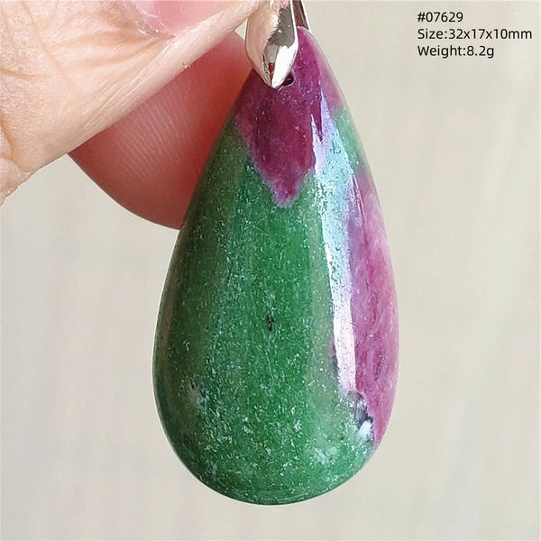Red Ruby Zoisite Pendant-ToShay.org