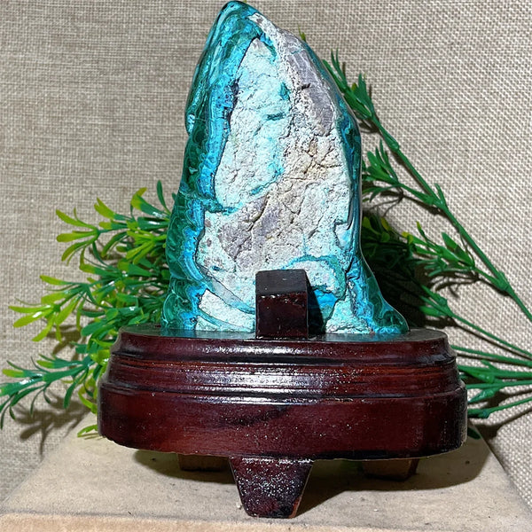 Green Chrysocolla Quartz-ToShay.org