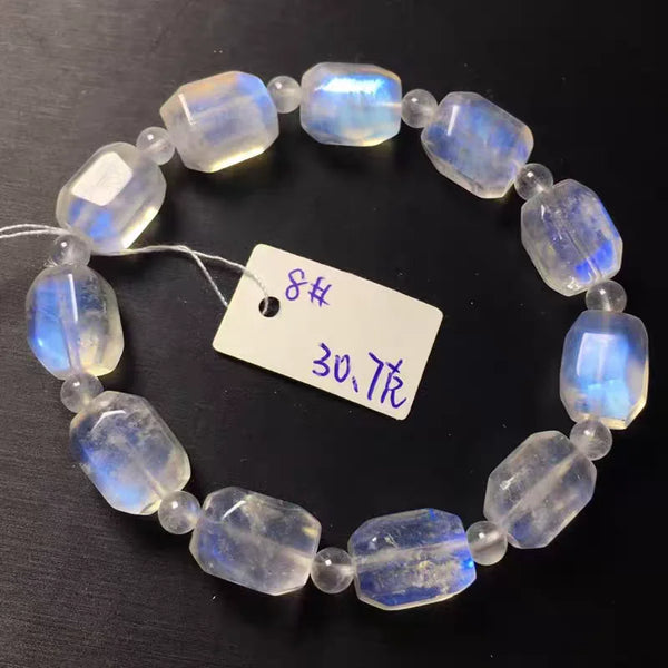 Blue Light Moonstone Bracelet-ToShay.org