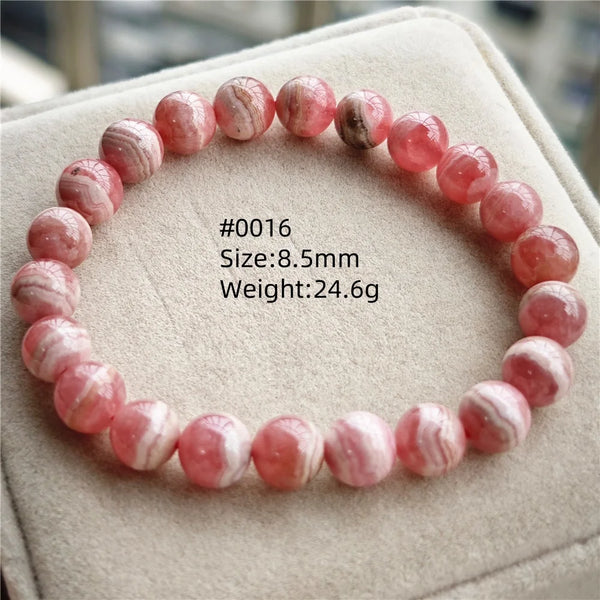 Pink Rhodochrosite Bracelet-ToShay.org