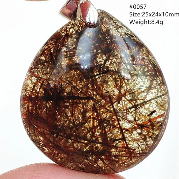 Green Black Rutilated Quartz-ToShay.org