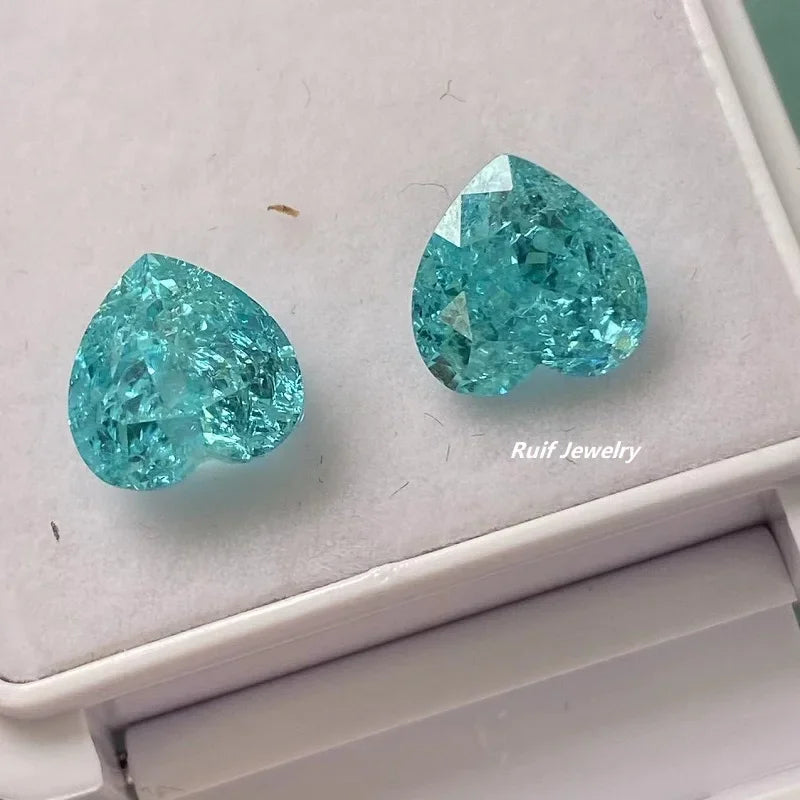 Blue Paraiba Crushed Ice Pendant-ToShay.org