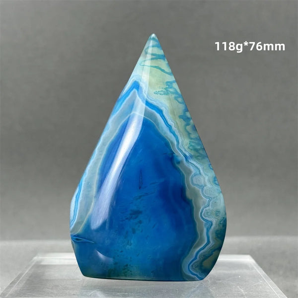 Blue Agate Torch-ToShay.org