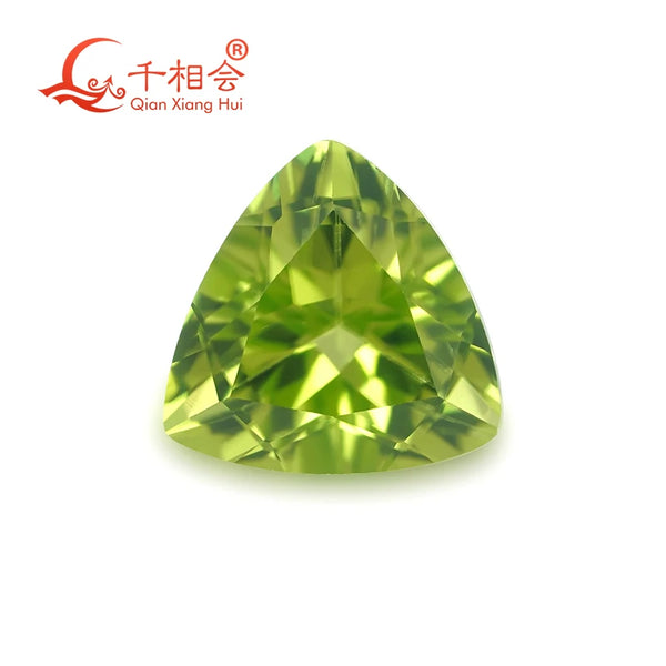 Green Crystal Cut Peridot-ToShay.org