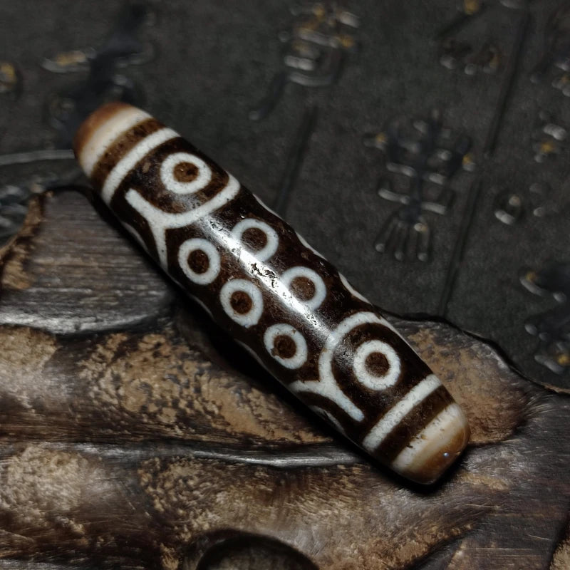 Tibetan Agate Eyes Dzi Beads-ToShay.org