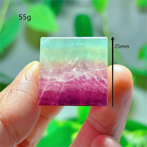 Purple Fluorite Crystal Square-ToShay.org