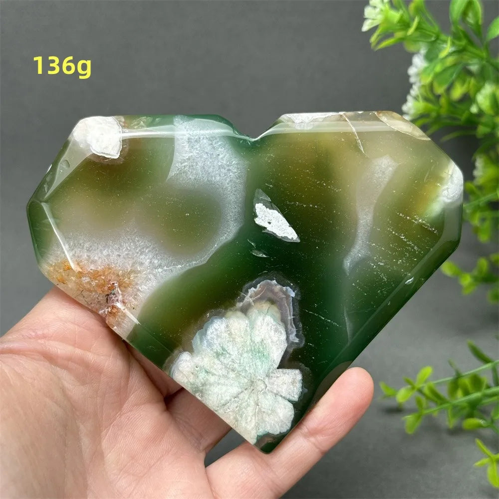 Green Cherry Blossom Agate-ToShay.org