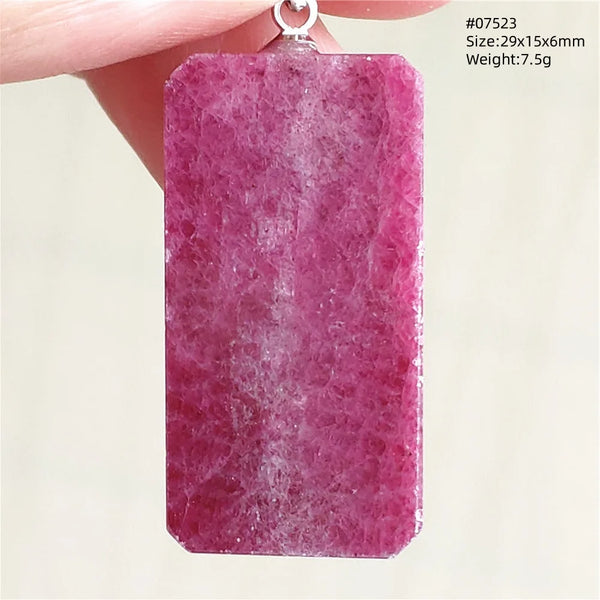 Red Ruby Zoisite Pendant-ToShay.org