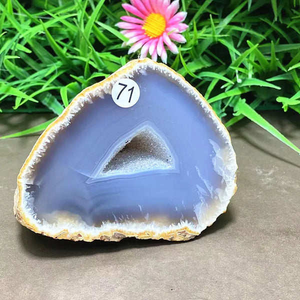 Blue Agate Geode-ToShay.org