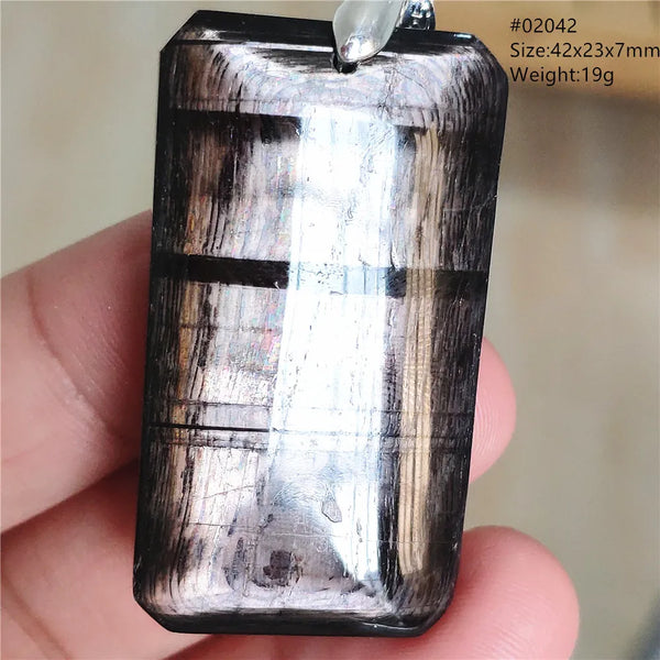 Black Hypersthene Pendant-ToShay.org