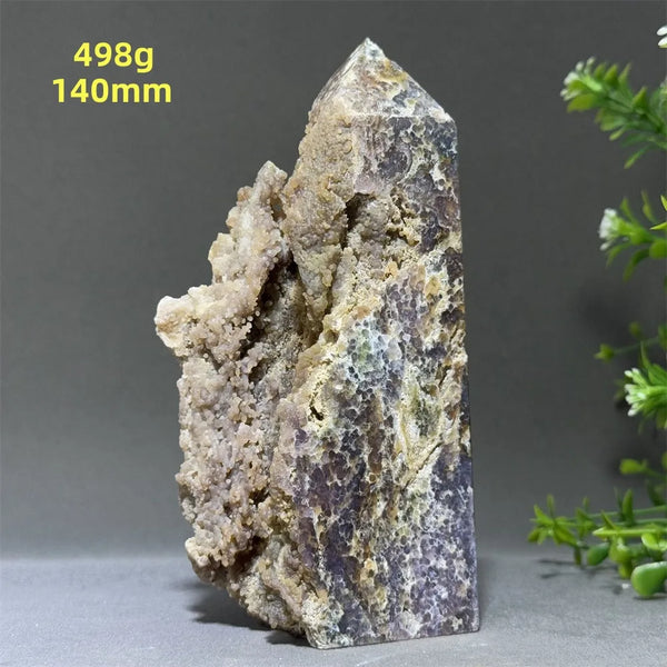 Purple Grape Agate Tower-ToShay.org