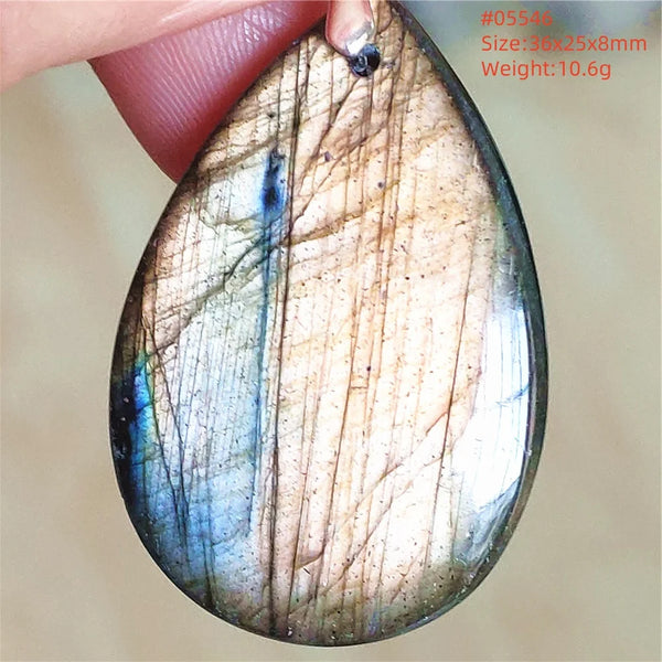 Blue Light Labradorite Pendant-ToShay.org
