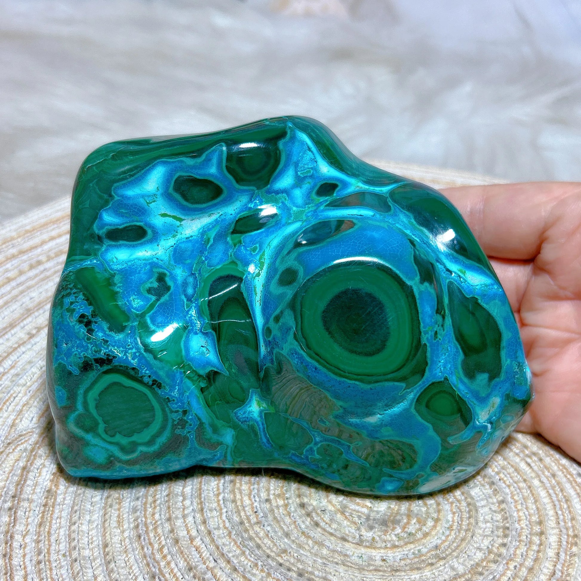 Blue Chrysocolla Malachite Gemstones-ToShay.org