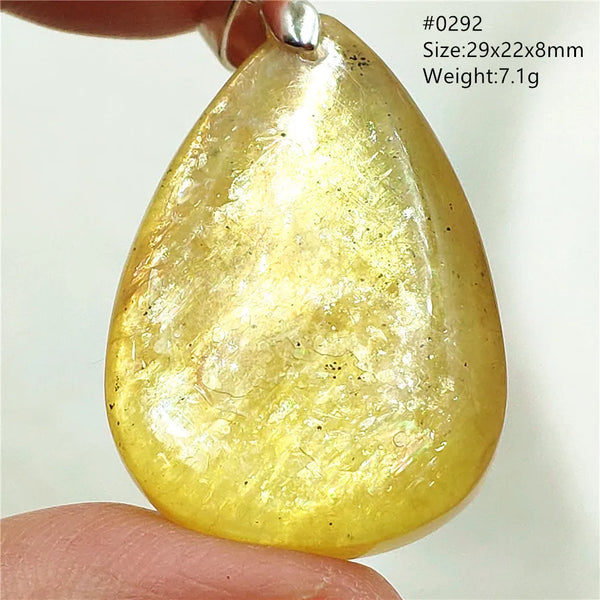 Gold Lepidolite Pendant-ToShay.org