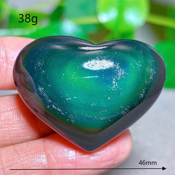Rainbow Obsidian Heart-ToShay.org