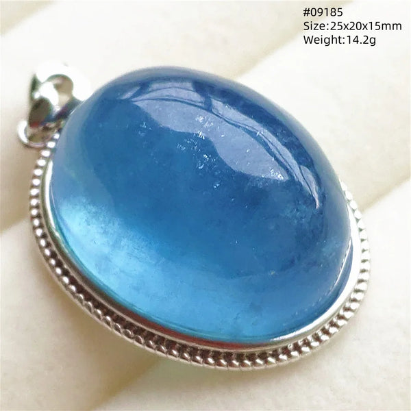 Blue Aquamarine Pendant-ToShay.org