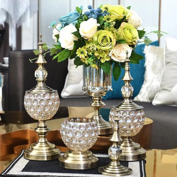 Crystal Glass Storage Jar-ToShay.org