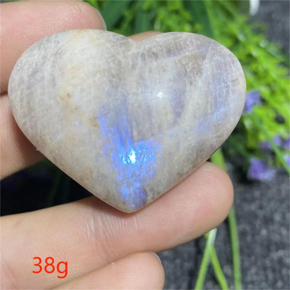 Blue Moonstone Heart-ToShay.org